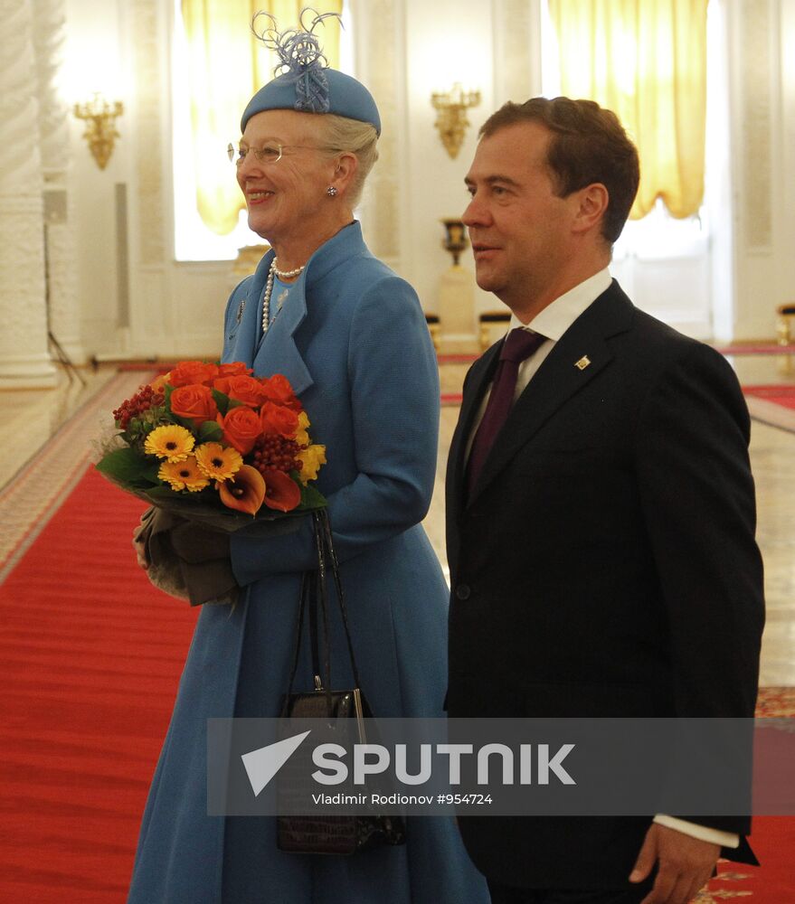 State visit by Danish Queen Margrethe II to Russia