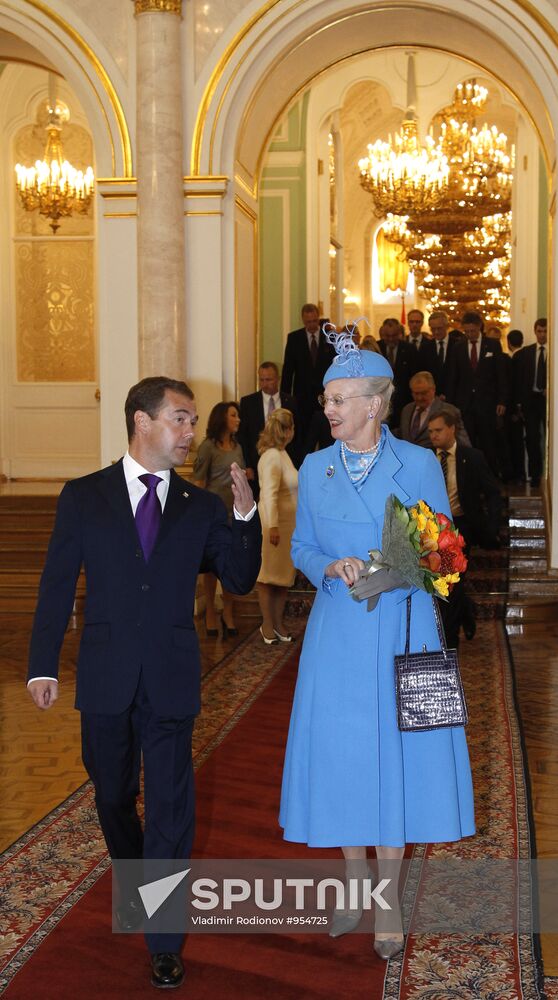 State visit by Danish Queen Margrethe II to Russia