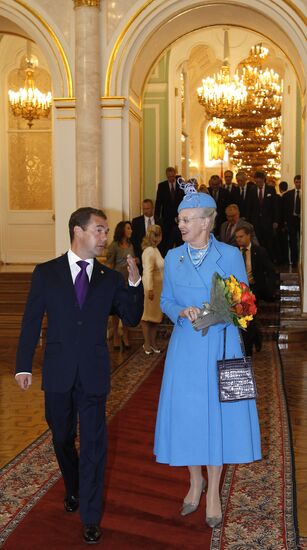 State visit by Danish Queen Margrethe II to Russia