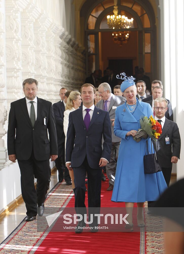 State visit by Danish Queen Margrethe II to Russia