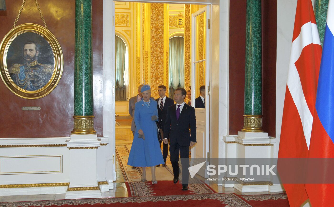 State visit by Danish Queen Margrethe II to Russia