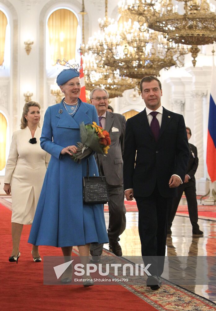 State visit by Danish Queen Margrethe II to Russia