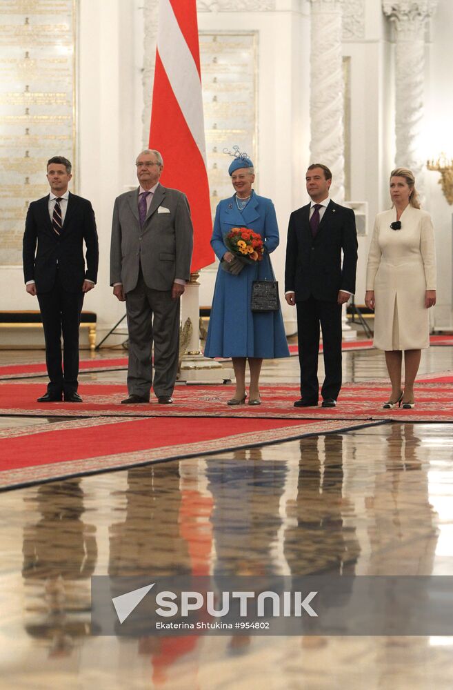 State visit by Danish Queen Margrethe II to Russia