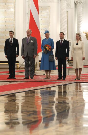 State visit by Danish Queen Margrethe II to Russia