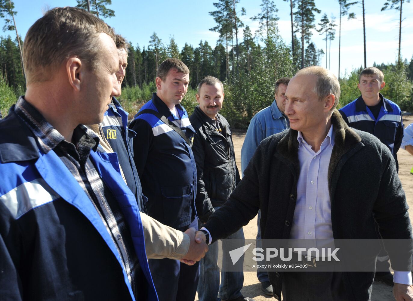 Vladimir Putin visits North Western Federal District