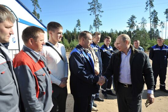 Vladimir Putin visits North Western Federal District