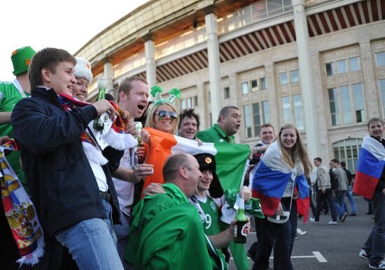 Football. Euro-2012 Qualifying Tournament. Russia vs. Ireland