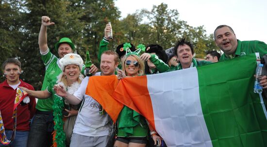 Football. Euro-2012 Qualifying Tournament. Russia vs. Ireland