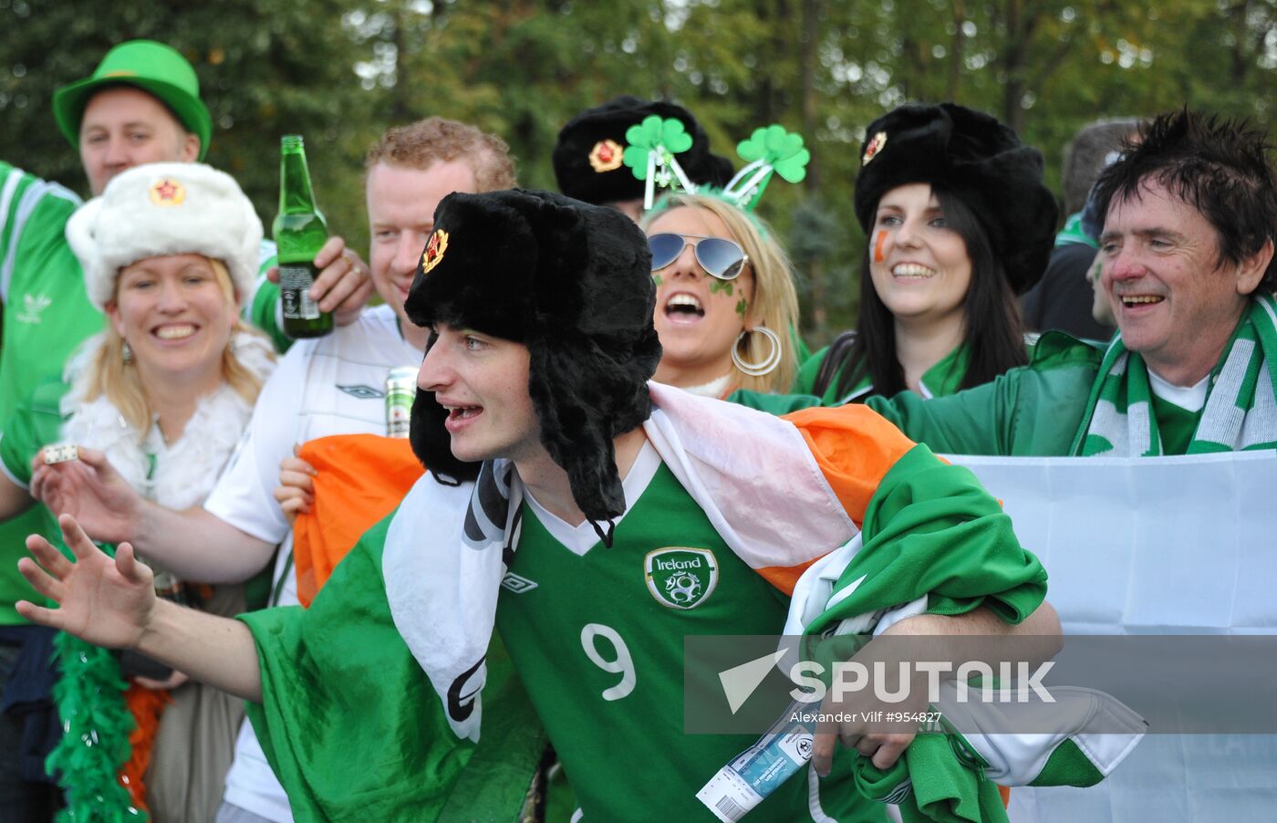 Football. Euro-2012 Qualifying Tournament. Russia vs. Ireland