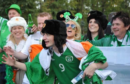 Football. Euro-2012 Qualifying Tournament. Russia vs. Ireland