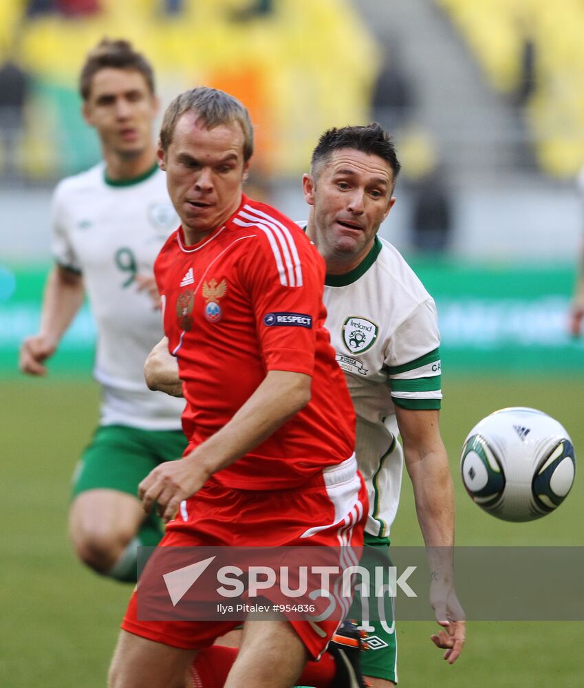 Football. Euro-2012 Qualifying Tournament. Russia vs. Ireland