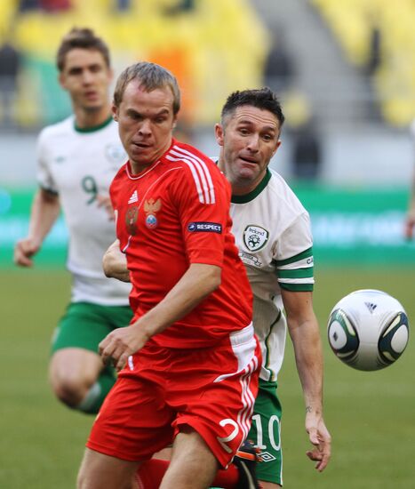 Football. Euro-2012 Qualifying Tournament. Russia vs. Ireland