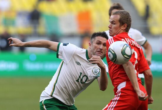 Football. Euro-2012 Qualifying Tournament. Russia vs. Ireland