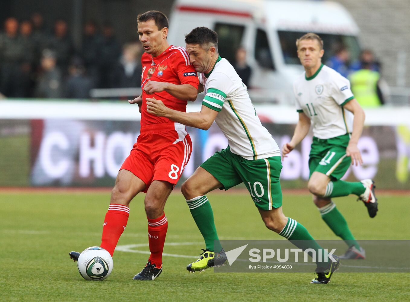 Football. Euro-2012 Qualifying Tournament. Russia vs. Ireland