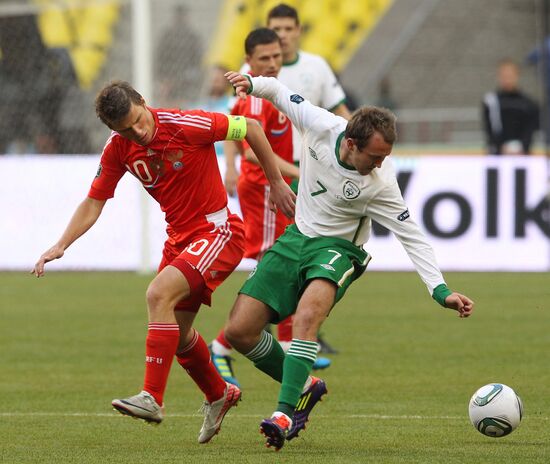 Football. Euro-2012 Qualifying Tournament. Russia vs. Ireland