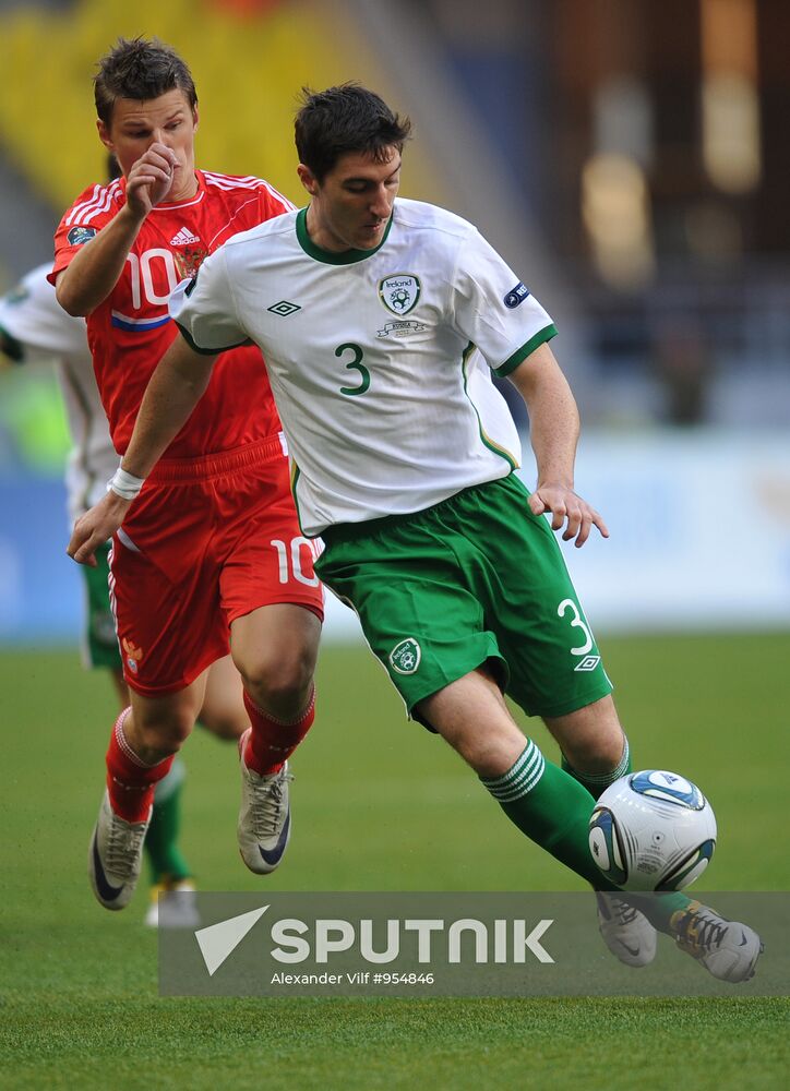 Football. Euro-2012 Qualifying Tournament. Russia vs. Ireland