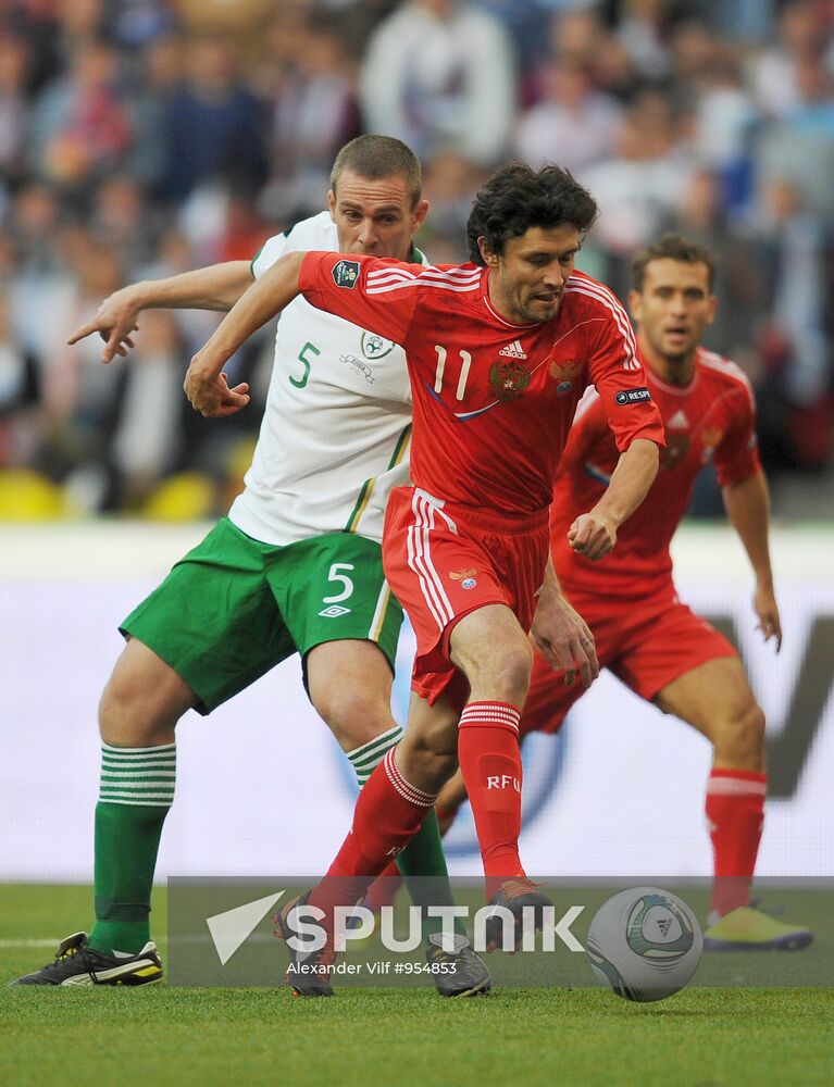 Football. Euro-2012 Qualifying Tournament. Russia vs. Ireland