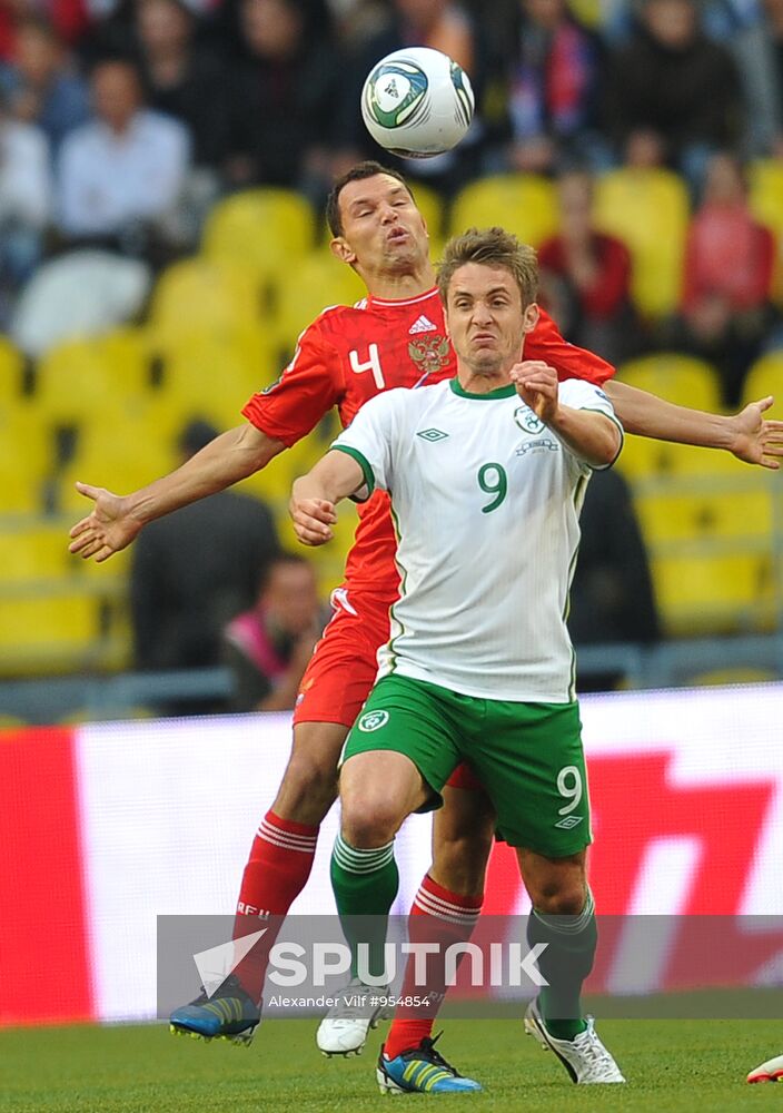 Football. Euro-2012 Qualifying Tournament. Russia vs. Ireland