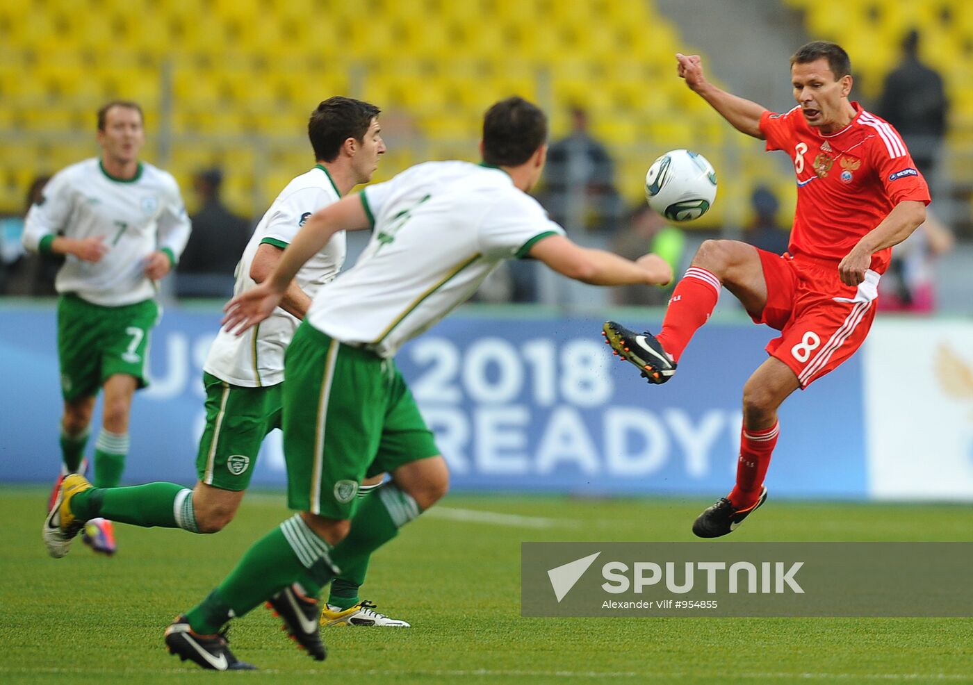 Football. Euro-2012 Qualifying Tournament. Russia vs. Ireland