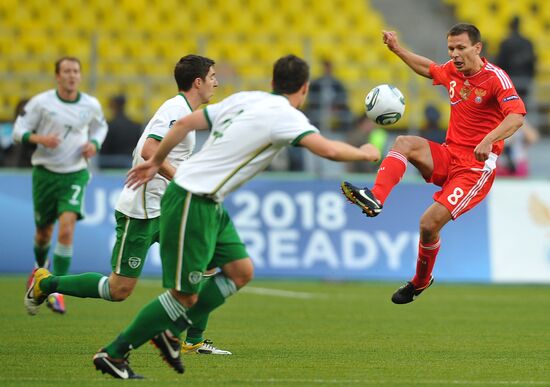 Football. Euro-2012 Qualifying Tournament. Russia vs. Ireland