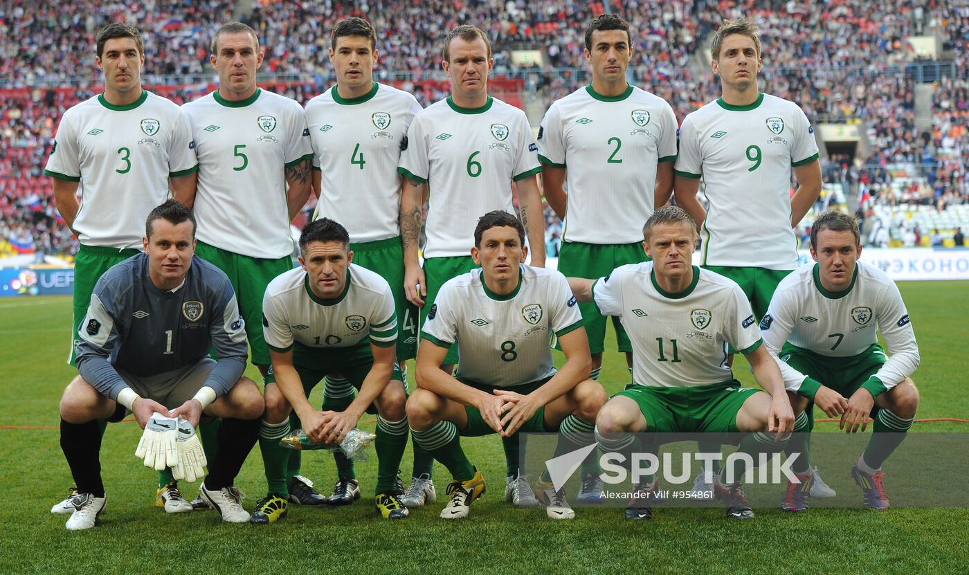 Football. Euro-2012 Qualifying Tournament. Russia vs. Ireland