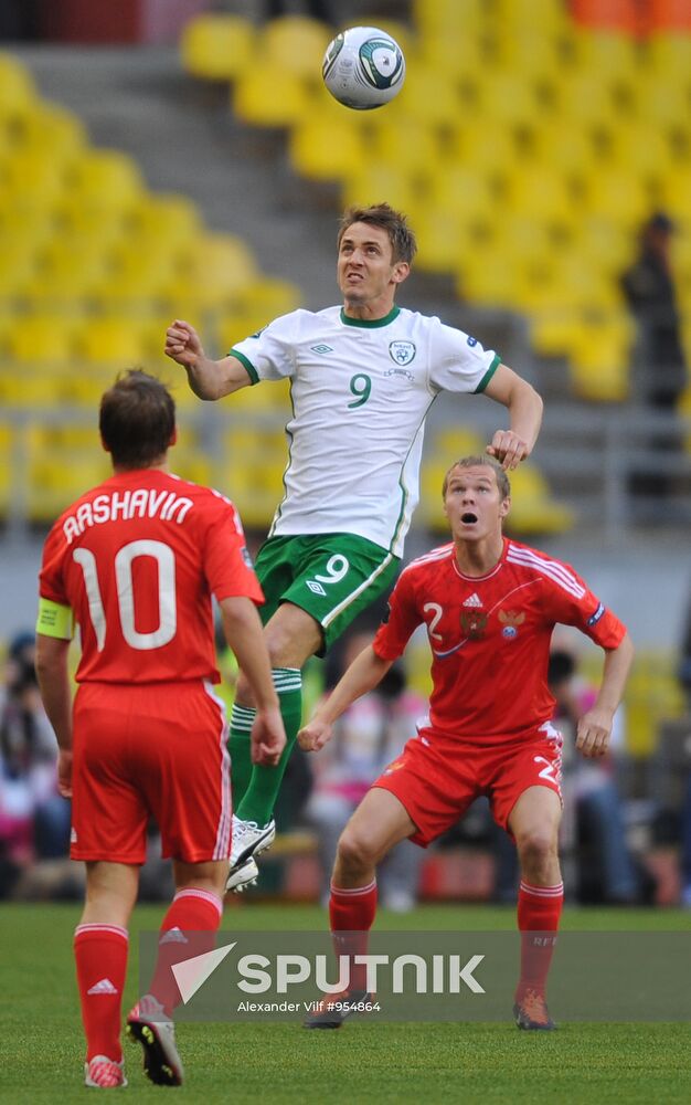 Football. Euro-2012 Qualifying Tournament. Russia vs. Ireland