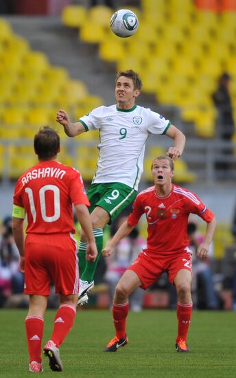 Football. Euro-2012 Qualifying Tournament. Russia vs. Ireland