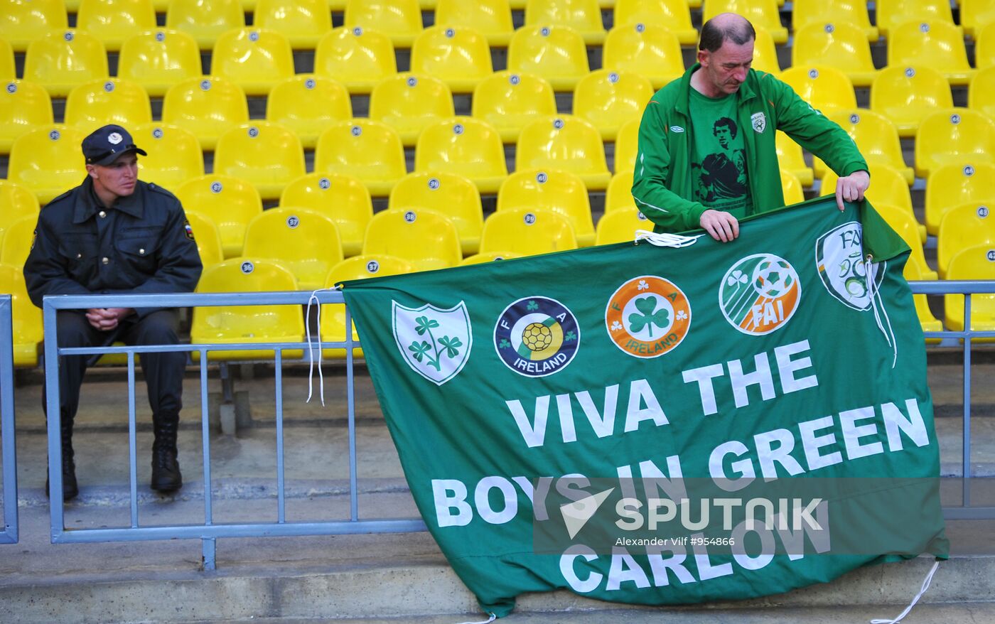 Football. Euro-2012 Qualifying Tournament. Russia vs. Ireland