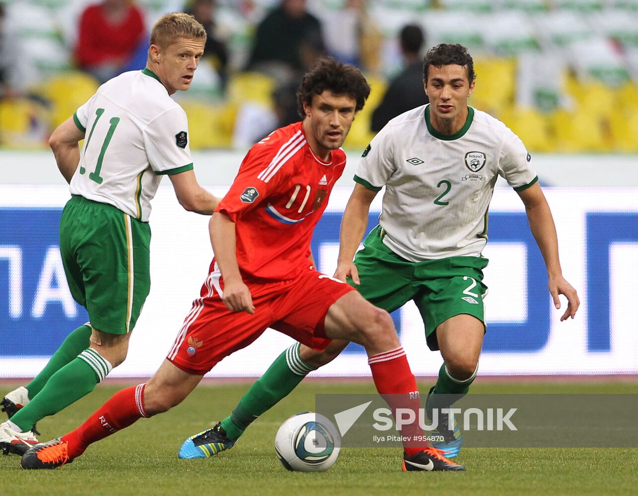 Football. Euro-2012 Qualifying Tournament. Russia vs. Ireland