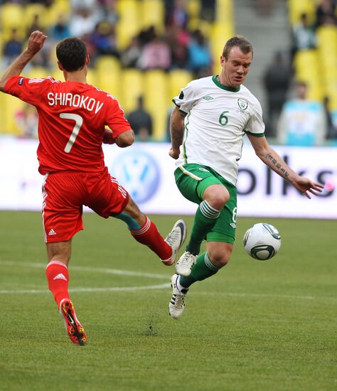 Football. Euro-2012 Qualifying Tournament. Russia vs. Ireland