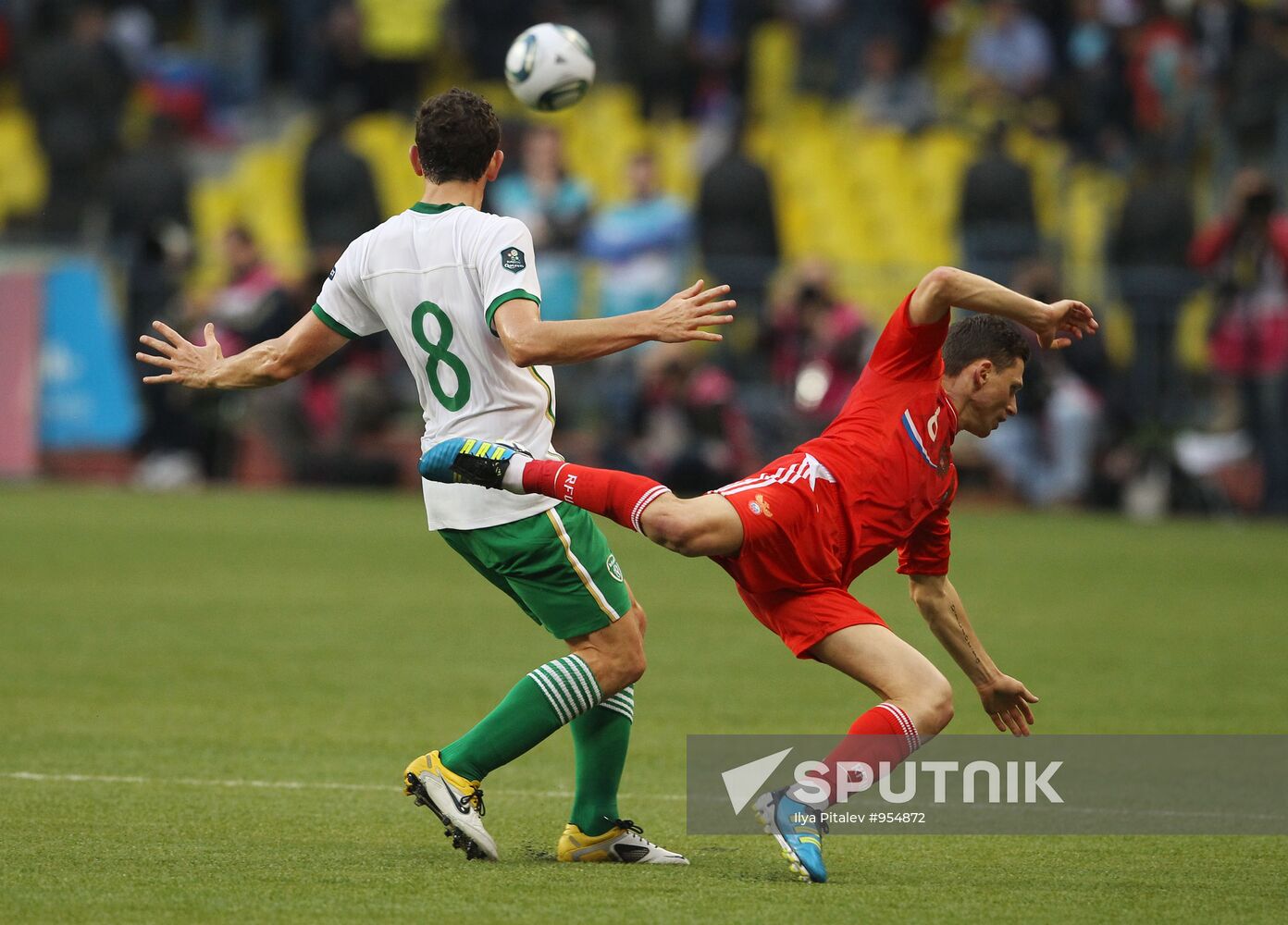 Football. Euro-2012 Qualifying Tournament. Russia vs. Ireland