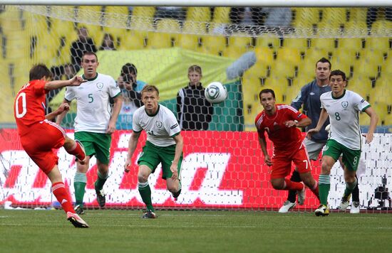 Football. Euro-2012 Qualifying Tournament. Russia vs. Ireland