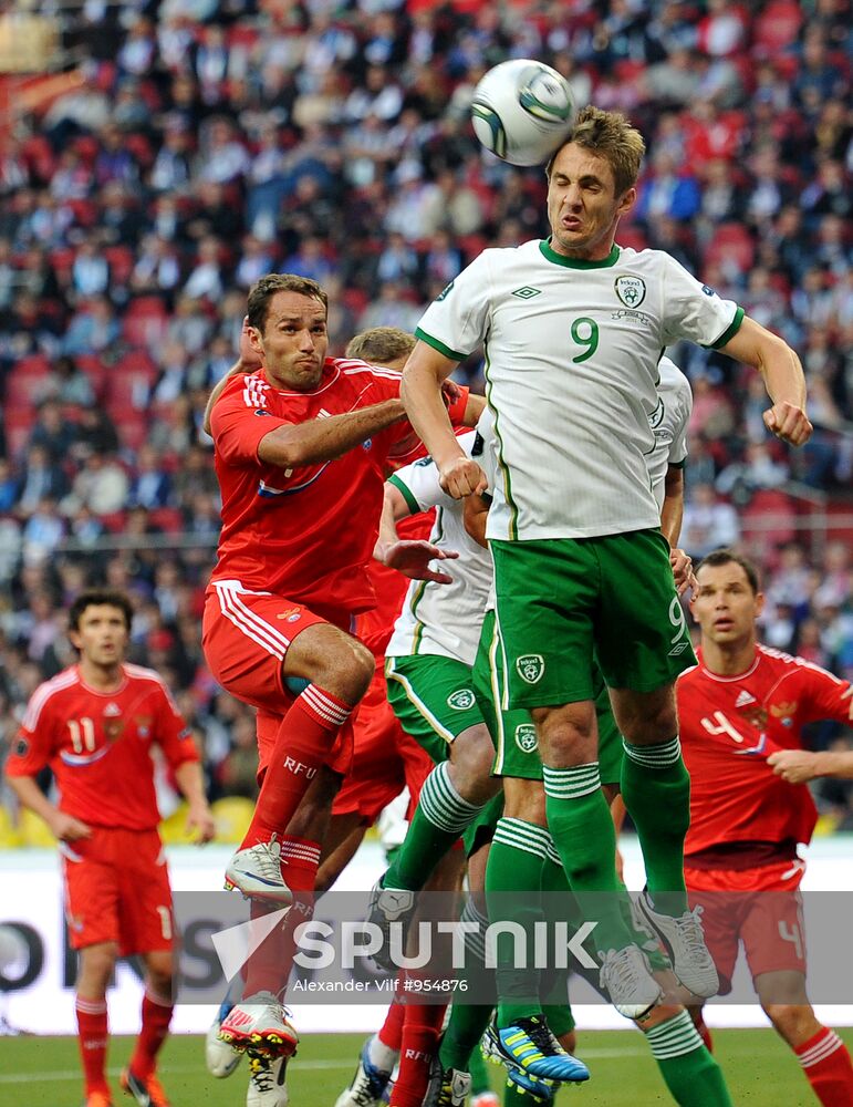 Football. Euro-2012 Qualifying Tournament. Russia vs. Ireland