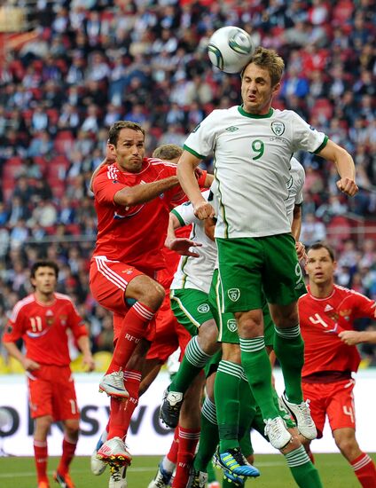 Football. Euro-2012 Qualifying Tournament. Russia vs. Ireland