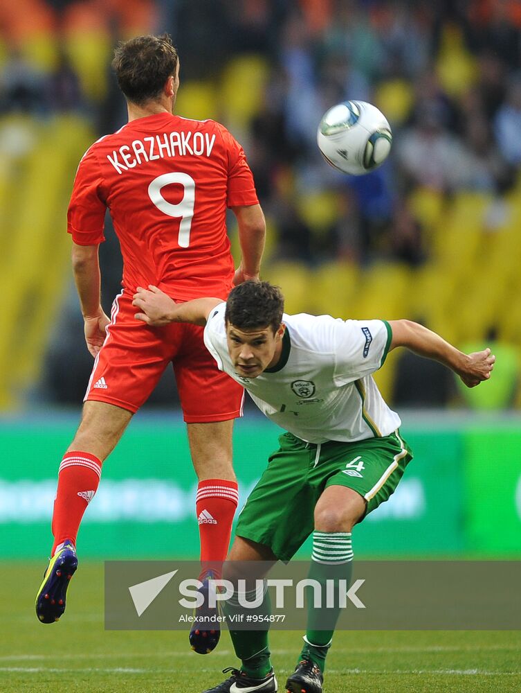 Football. Euro-2012 Qualifying Tournament. Russia vs. Ireland