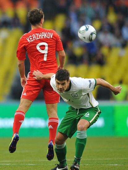 Football. Euro-2012 Qualifying Tournament. Russia vs. Ireland