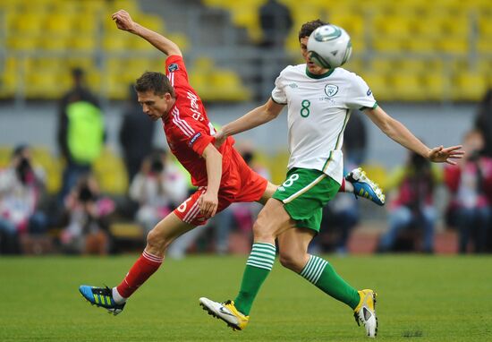 Football. Euro-2012 Qualifying Tournament. Russia vs. Ireland