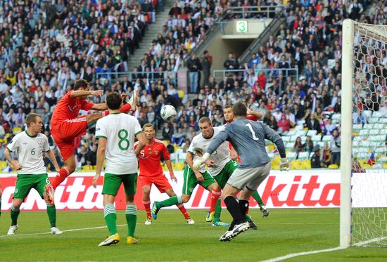 Football. Euro-2012 Qualifying Tournament. Russia vs. Ireland