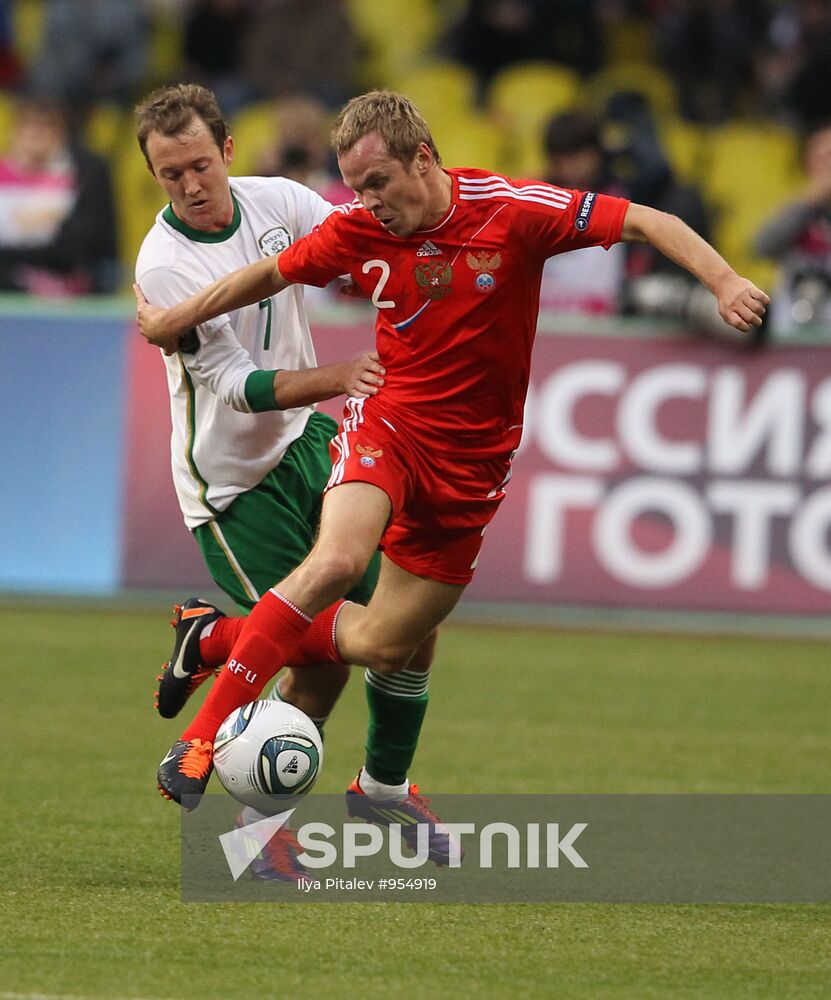 Football. Euro-2012 Qualifying Tournament. Russia vs. Ireland