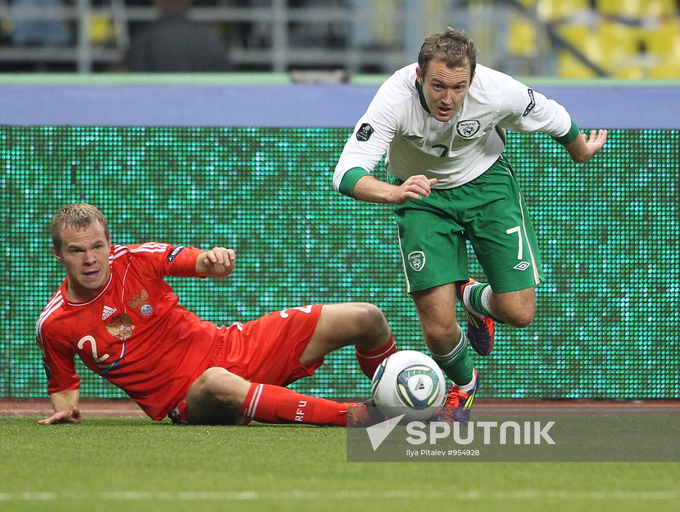 Football. Euro-2012 Qualifying Tournament. Russia vs. Ireland