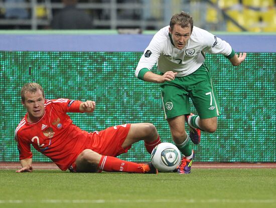 Football. Euro-2012 Qualifying Tournament. Russia vs. Ireland