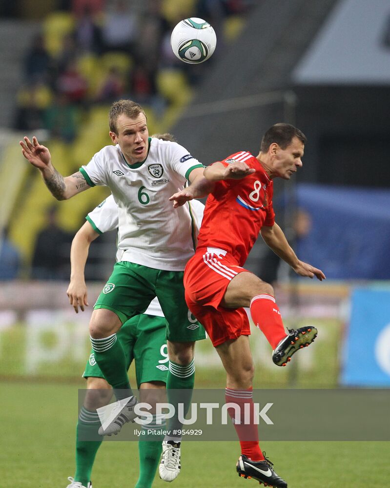 Football. Euro-2012 Qualifying Tournament. Russia vs. Ireland