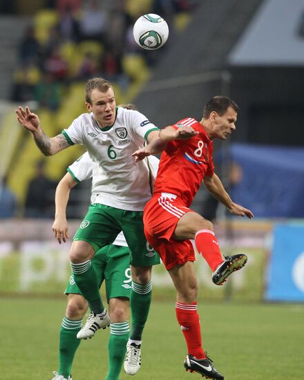 Football. Euro-2012 Qualifying Tournament. Russia vs. Ireland