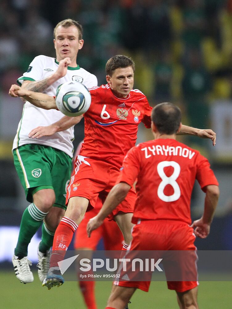 Football. Euro-2012 Qualifying Tournament. Russia vs. Ireland