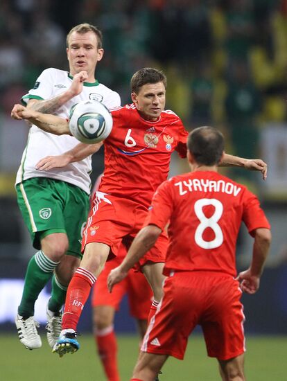 Football. Euro-2012 Qualifying Tournament. Russia vs. Ireland