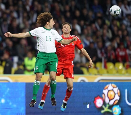 Football. Euro-2012 Qualifying Tournament. Russia vs. Ireland