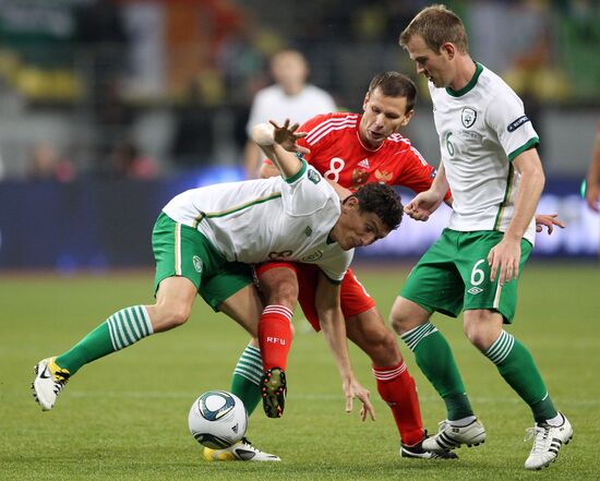 Football. Euro-2012 Qualifying Tournament. Russia vs. Ireland