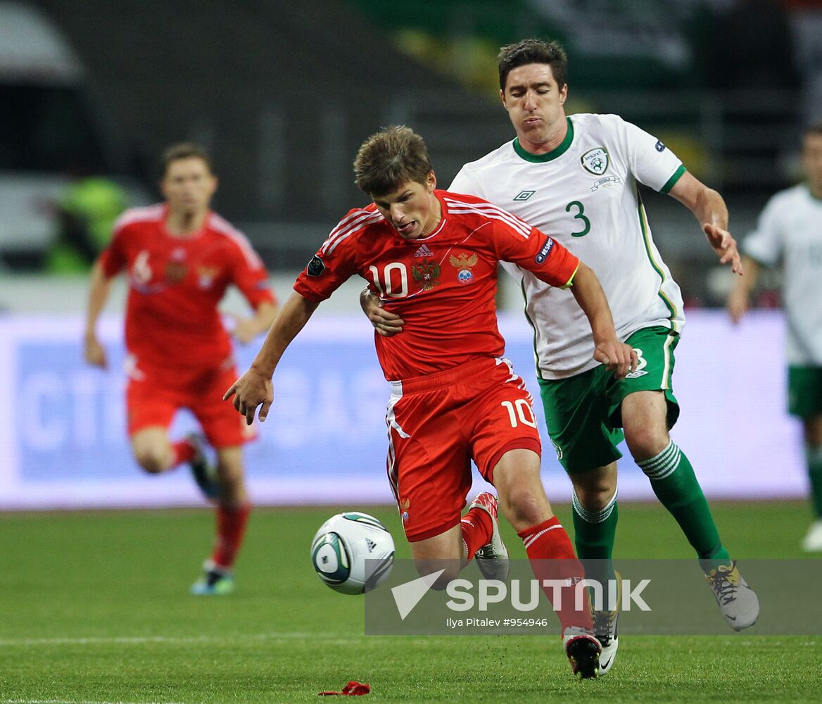 Football. Euro-2012 Qualifying Tournament. Russia vs. Ireland