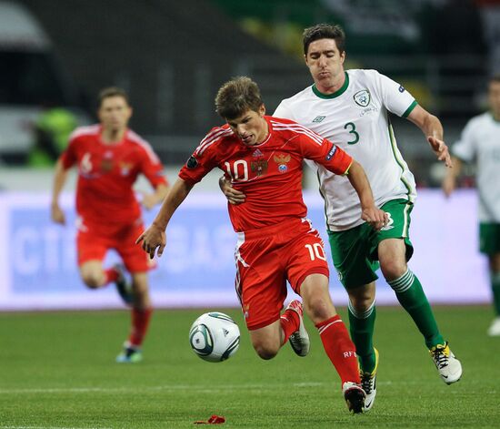 Football. Euro-2012 Qualifying Tournament. Russia vs. Ireland