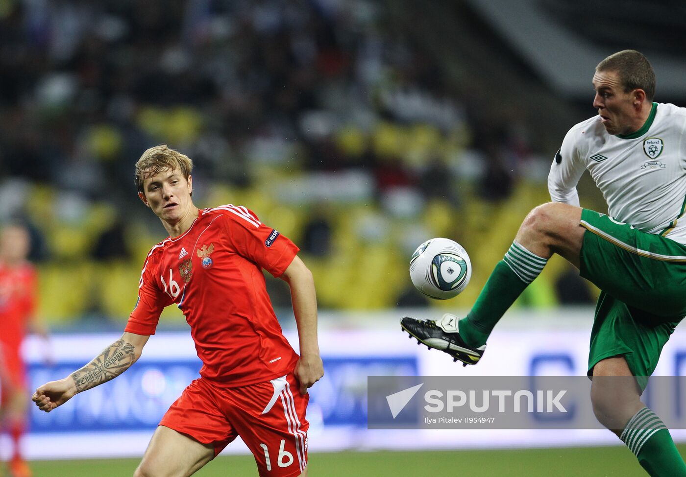 Football. Euro-2012 Qualifying Tournament. Russia vs. Ireland